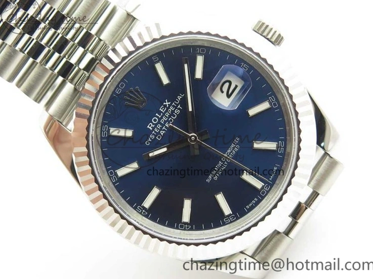 MiroTime 0517 DateJust 41 126334 ARF 1:1 Best Edition 904L Steel Blue Dial on Jubilee Bracelet A WaterResistant 3254